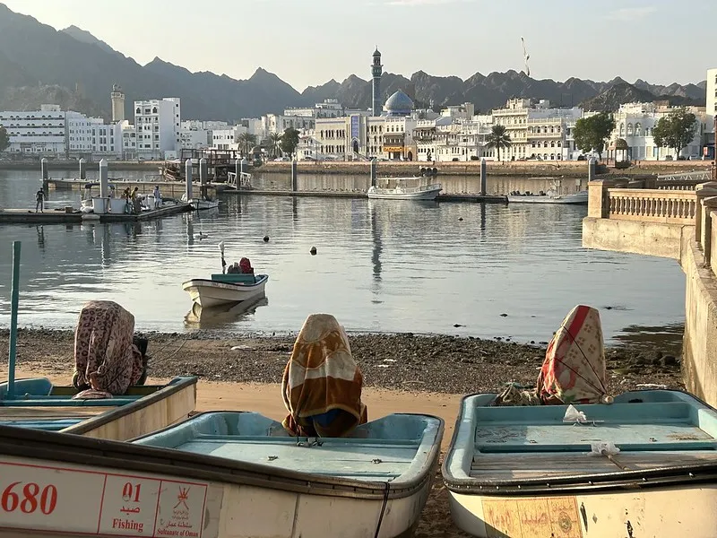 Muscat uitzicht kerst